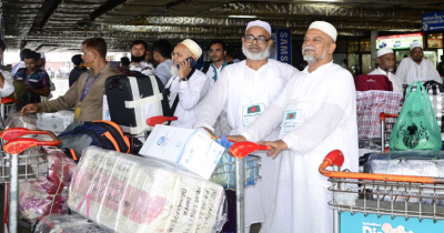 ৩০ ফ্লাইটে দেশে ফিরেছেন সাড়ে ১১ হাজার হজযাত্রী