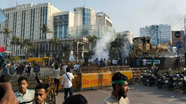 ইনকিলাব মঞ্চের নেতা–কর্মীদের সঙ্গে পুলিশের আবার সংঘর্ষ